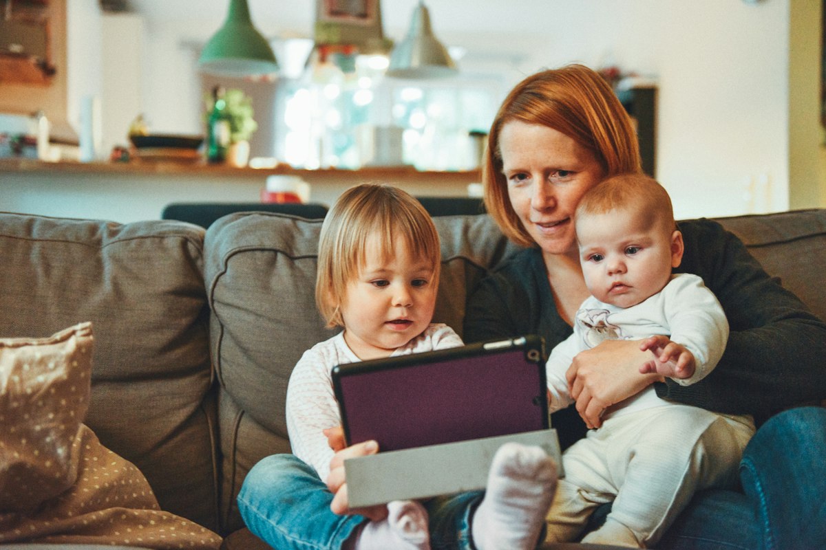 Parent and child learning together